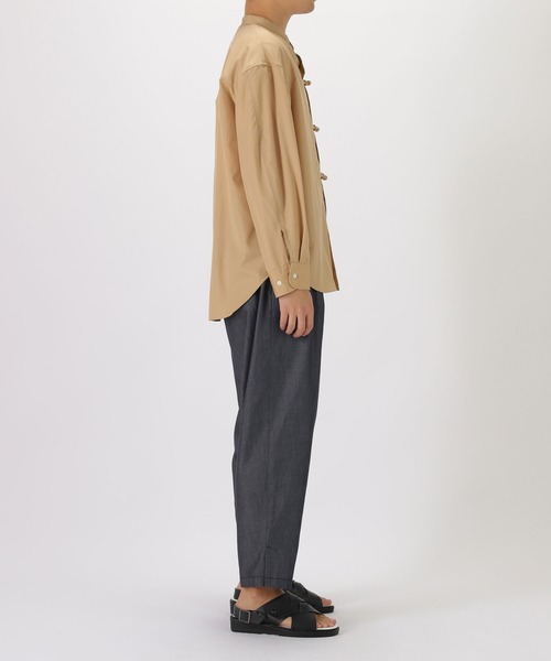 「ZUCCa」 長袖シャツ M size ベージュ メンズ_画像9