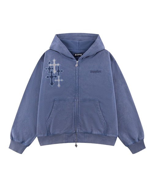 supplier ジップアップパーカー SUPPLIER（サプライヤー） パーカー Cross Zip Hoodie V2 ライン