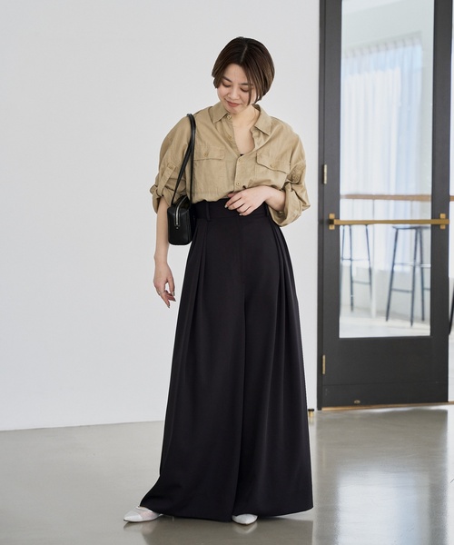 「LE TALON」 フラットサンダル MEDIUM ブラック×ブラック レディース_画像9
