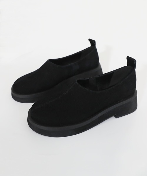 「hiamu」 シューズ 24.0cm ブラック レディース_画像3