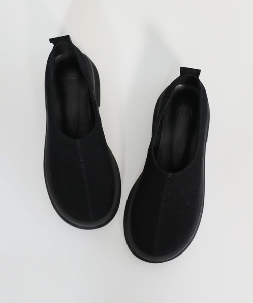 「hiamu」 シューズ 24.0cm ブラック レディース_画像6