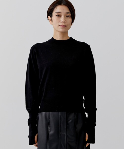 「CITY」 長袖ニット FREE ブルー レディース_画像3