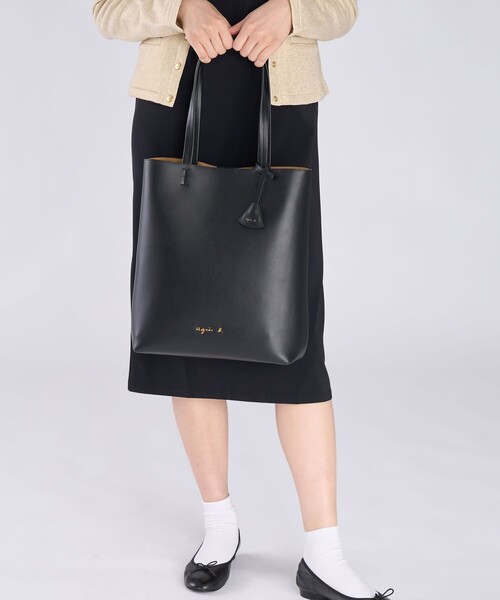 agnes b.（アニエスベー） トートバッグ レザー ラージ トートバッグ