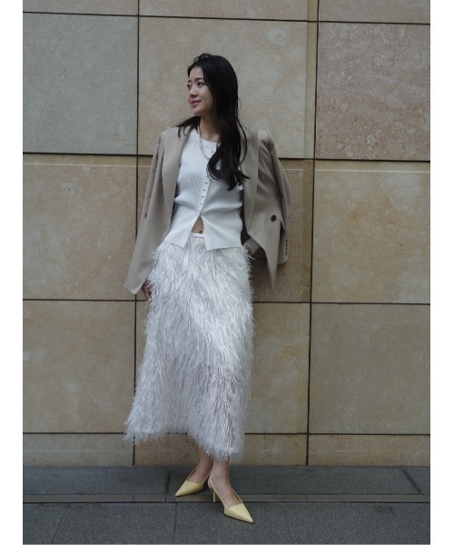 スカート UNUS / Feather Skirtの画像