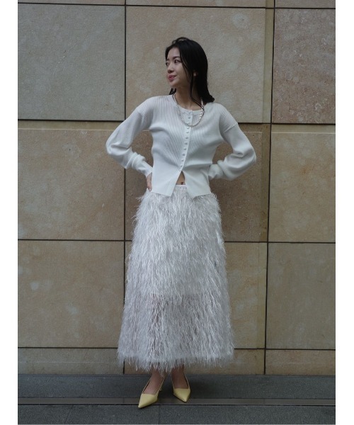 スカート UNUS / Feather Skirtの画像