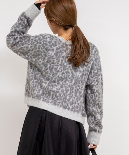 「Rie Miller」 ニットカーディガン 38 ブラウン系その他 レディース_画像6