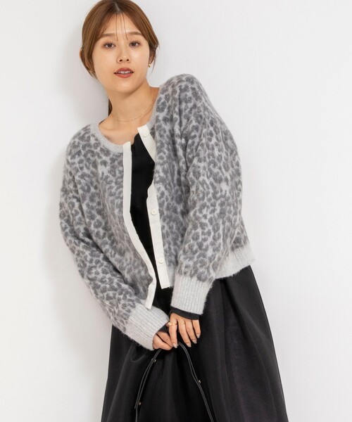 「Rie Miller」 ニットカーディガン 38 ブラウン系その他 レディース_画像9