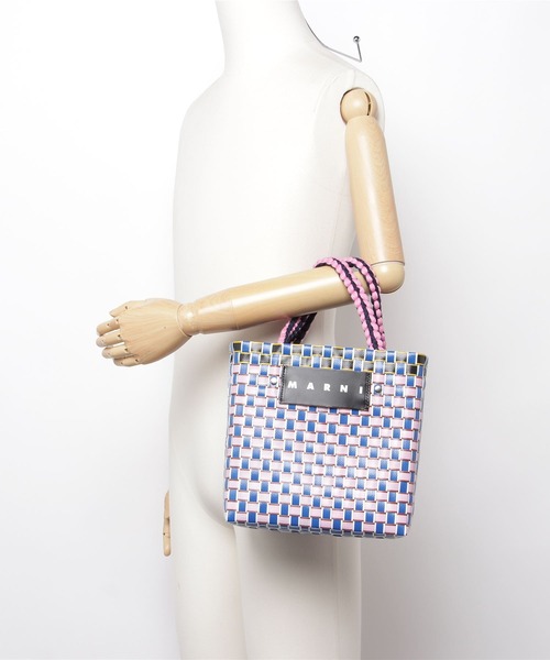 「MARNI MARKET」 かごバッグ FREE ブルー レディース_画像4