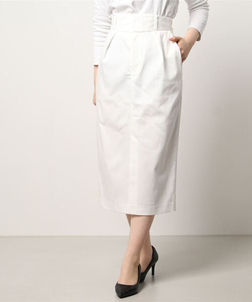 「TIARA」 タイトスカート M ホワイト レディース_画像2