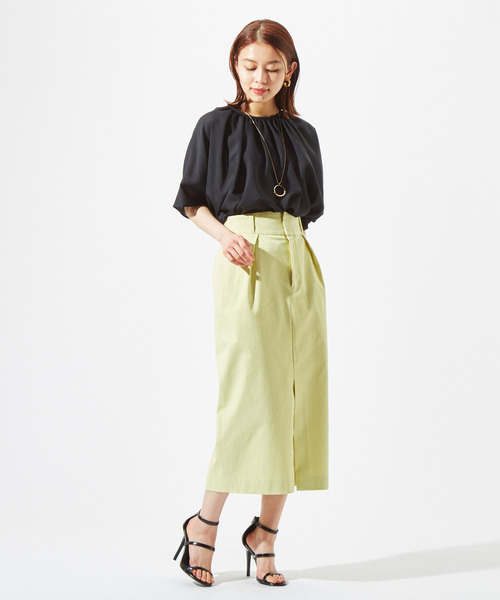 「TIARA」 タイトスカート M ホワイト レディース_画像9