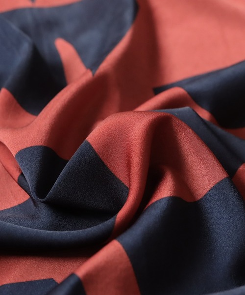 「antiqua」 「pattern torso」長袖ワンピース P ブルー系その他 レディース_画像9