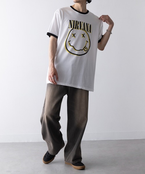 「ROCK-OFF」 半袖Tシャツ L グレー メンズ_画像4