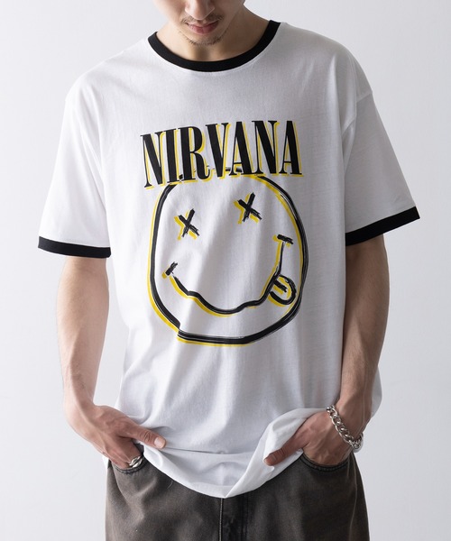 「ROCK-OFF」 半袖Tシャツ L グレー メンズ_画像5