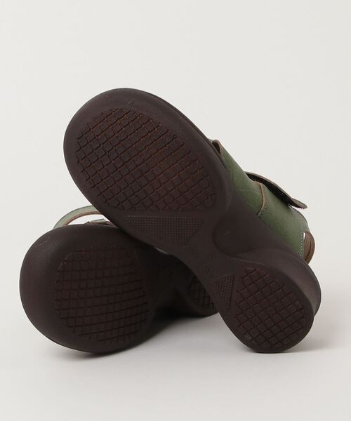 「Re:getA」 フラットサンダル M カーキ レディース_画像3