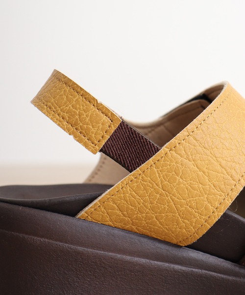 「Re:getA」 フラットサンダル M カーキ レディース_画像8