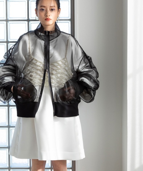 「bohmal」 長袖ワンピース FREE ホワイト レディース_画像9