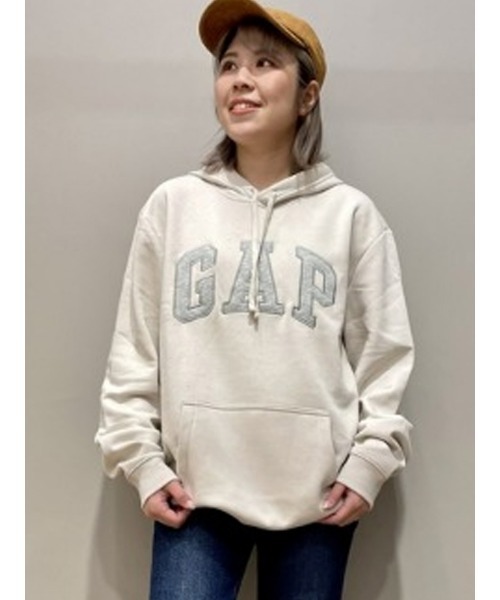 GAP（ギャップ） プルオーバーパーカー S ホワイト メンズ : ZOZOTOWN