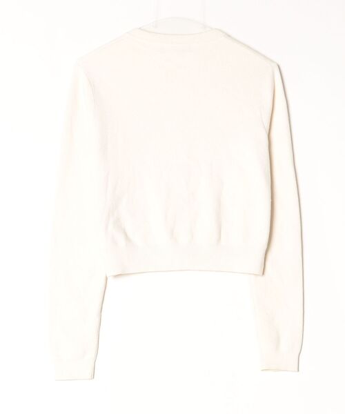 「CABaN」 ニットカーディガン X-SMALL ホワイト レディースの画像