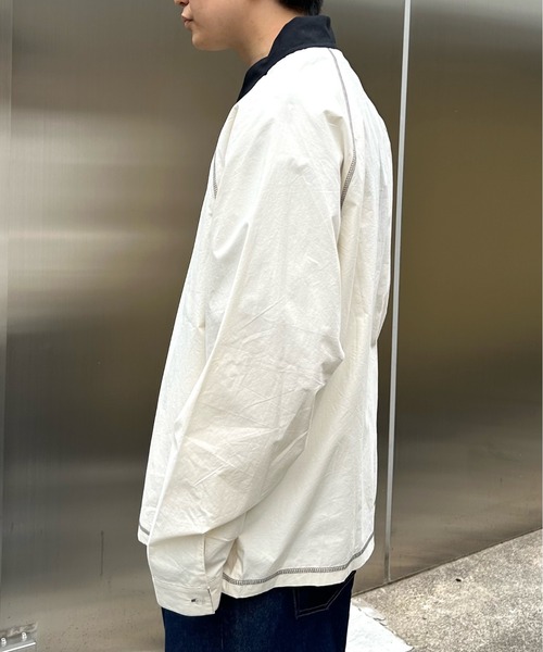 「WHO'S WHO gallery」 長袖シャツ FREE ブルー メンズ_画像6