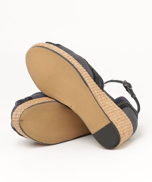「tsumori chisato WALK」 ヒールサンダル 24cm ネイビー レディース_画像3