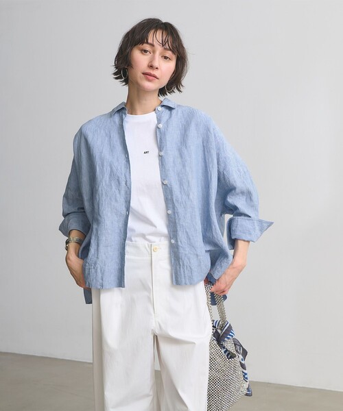 【ゆぴ様】イエナ リネンドルマンシャツ UNITED ARROWS（ユナイテッドアローズ） ブラウス シャツ リネン