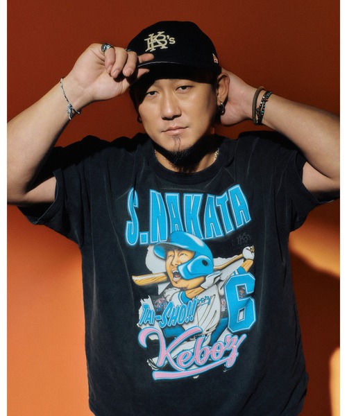 KEBOZ（ケボズ） tシャツ SHO NAKATA × KEBOZ 02 S/S TEE メンズ