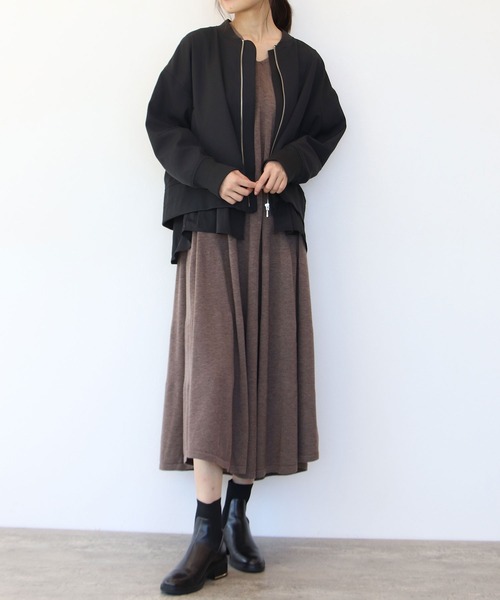 「TITE IN THE STORE」 ニットワンピース 38 ブラウン レディース_画像4