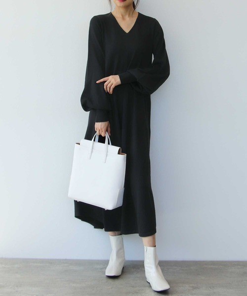 「TITE IN THE STORE」 ニットワンピース 38 ブラウン レディース_画像7