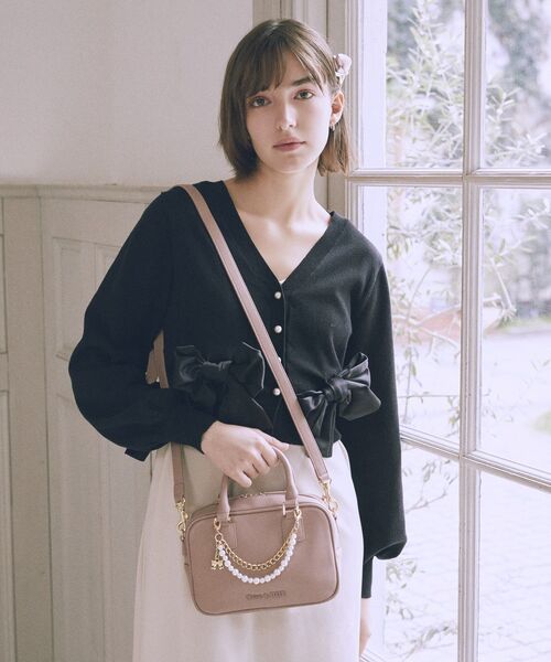 Maison de FLEUR（メゾンドフルール） ハンドバッグ チャーム付き