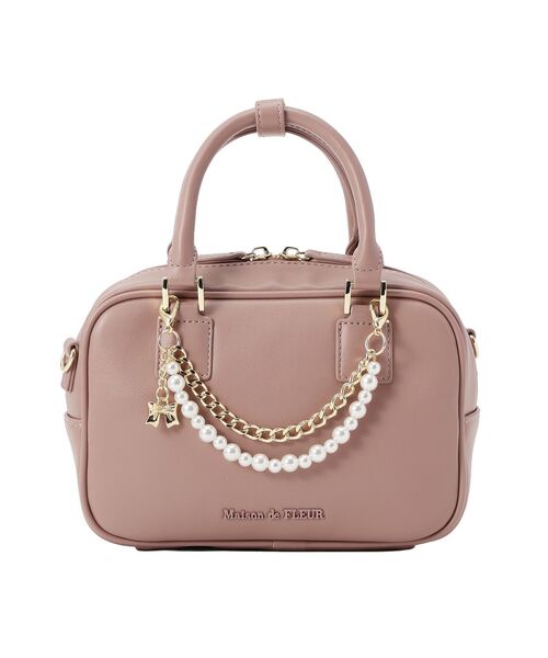 Maison de FLEUR（メゾンドフルール） ハンドバッグ チャーム付き