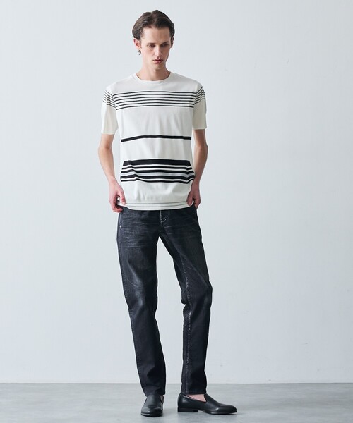 5351 POUR LES HOMMES デニムパンツ 50 ブルー メンズ : ZOZOTOWN 