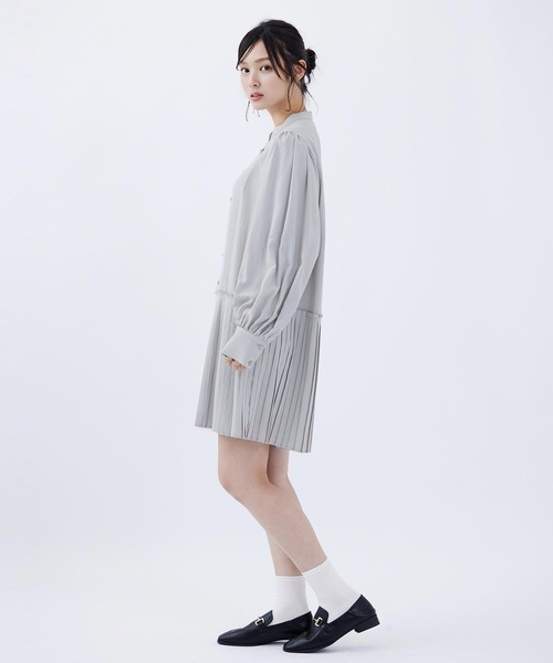 「MILKFED.」 長袖ワンピース ONE SIZE ライトグレー レディース_画像9