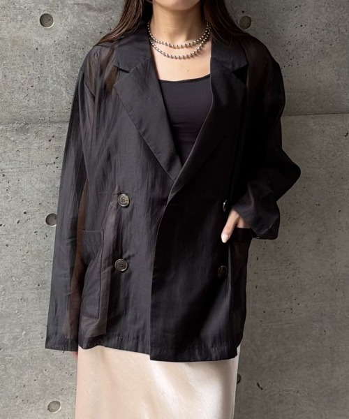 CIEL'AIR（シエルエアー） ジャケット テーラードジャケット SHEER