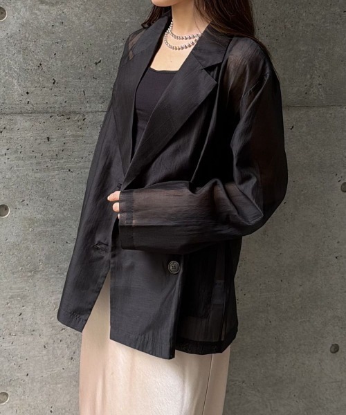 CIEL'AIR（シエルエアー） ジャケット テーラードジャケット SHEER