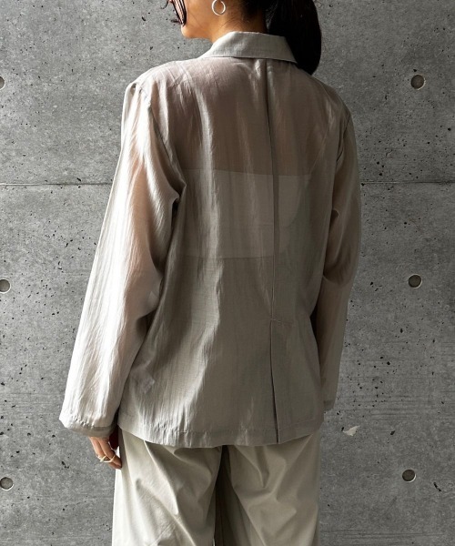 CIEL'AIR（シエルエアー） ジャケット テーラードジャケット SHEER