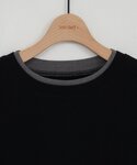 tシャツ 半袖 レイヤード風半袖プルオーバー ...の詳細画像4