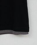 tシャツ 半袖 レイヤード風半袖プルオーバー ...の詳細画像2