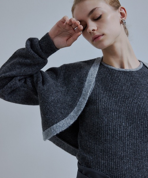 ORGUE（オルグ） アンサンブル Bicolor knit ensemble/バイカラー