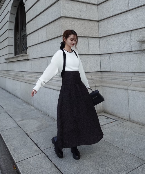 なつorgue バイカラーニットアンサンブル ORGUE（オルグ） アンサンブル Bicolor knit ensemble/バイカラー