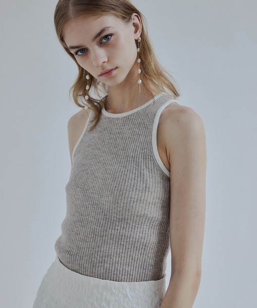 ORGUE（オルグ） アンサンブル Bicolor knit ensemble/バイカラー