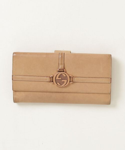GUCCI（グッチ） インターロッキングG 財布 - ブラウン レディース