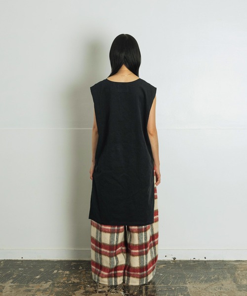 「Aphlotus」 ノースリーブトップス SMALL オフホワイト メンズ_画像6