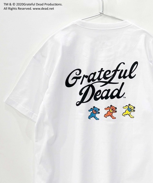 Grateful Dead TシャツHanes USA製 Lサイズ ホワイト Grateful Dead（グレイトフル・デッド） tシャツ 半袖 BIG Tシャツ