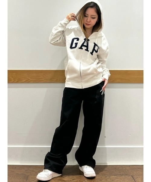 GAP（ギャップ） ジップアップパーカー X-LARGE ベージュ系その他