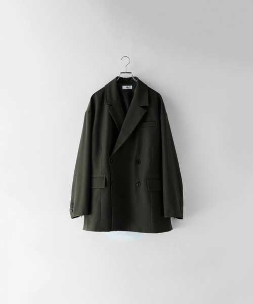 「Loose/ルース」 テーラードジャケット X-SMALL アッシュグレー メンズ_画像6