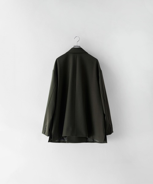 「Loose/ルース」 テーラードジャケット X-SMALL アッシュグレー メンズ_画像8