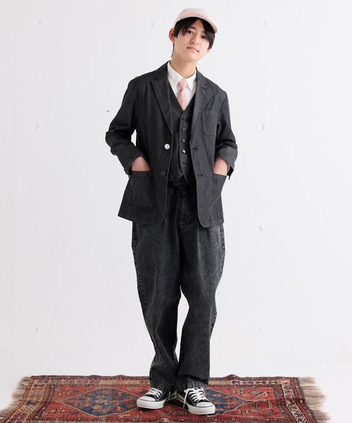「ARCH & LINE」 デニムパンツ 3 アクア レディース_画像3