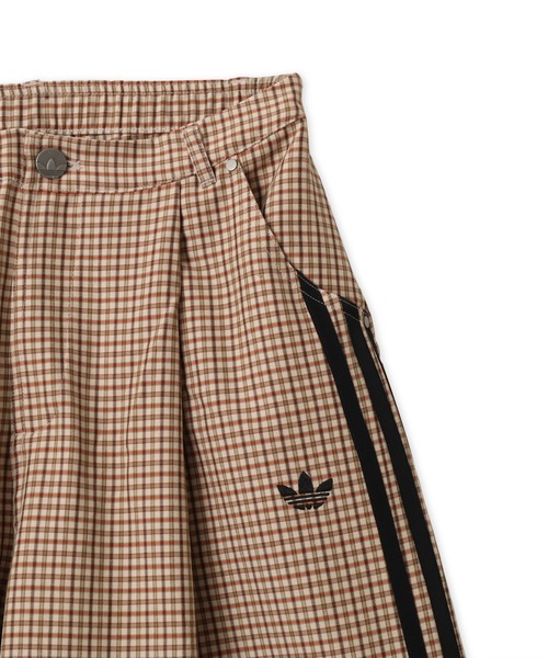adidas（アディダス） ワイドパンツ パンツ adidas CHECKS TROUSER