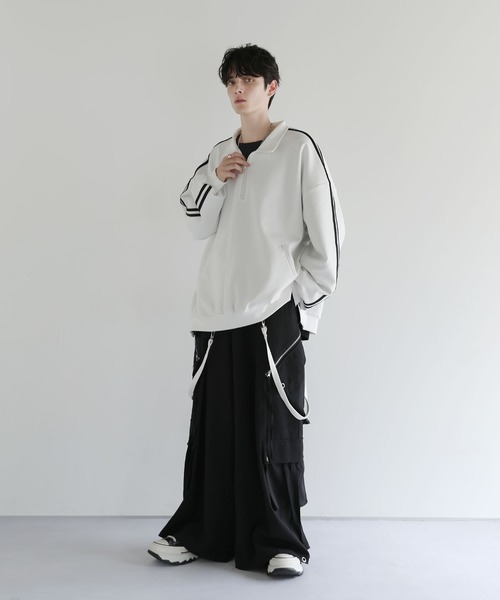 「LILL」 スウェットカットソー X-LARGE ホワイト メンズ_画像2
