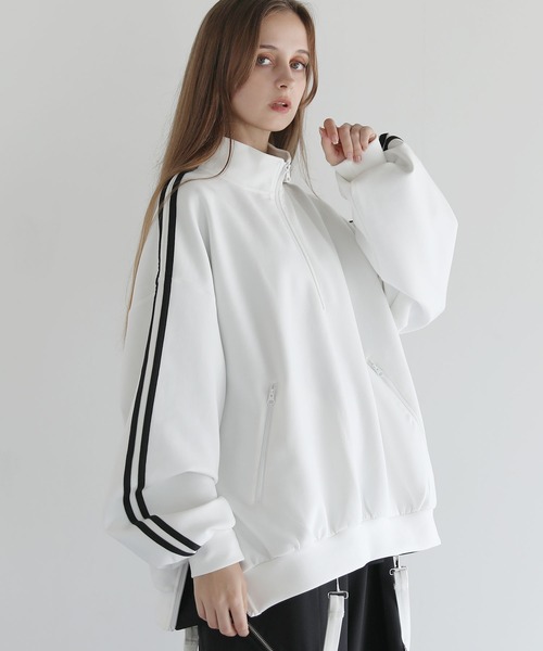「LILL」 スウェットカットソー X-LARGE ホワイト メンズ_画像9